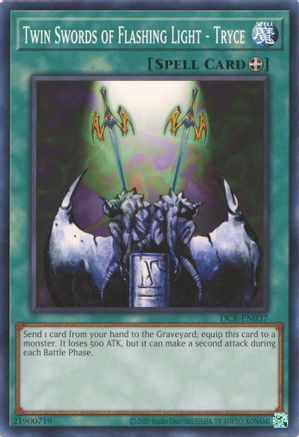 Image of Twin Swords of Flashing Light - Tryce (DCR-EN037) - Dark Crisis (25th Anniversary Edition) Unlimited
