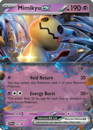 Image of Mimikyu ex 004  - Holofoil SV Scarlet & Violet Promo Cards - Promo