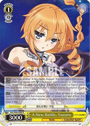 Image of A New Battle, Yuzuru (DAL/W99-E006 R) - Date A Live Vol.2