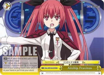 Image of Airship Fraxinus (RRR) (DAL/W99-E023R RRR) - Date A Live Vol.2