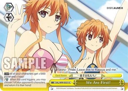 Image of We Are First! (DAL/W99-E025 CC) - Date A Live Vol.2