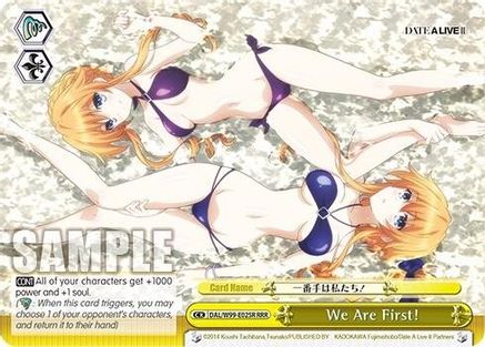 Image of We Are First! (RRR) (DAL/W99-E025R RRR) - Date A Live Vol.2