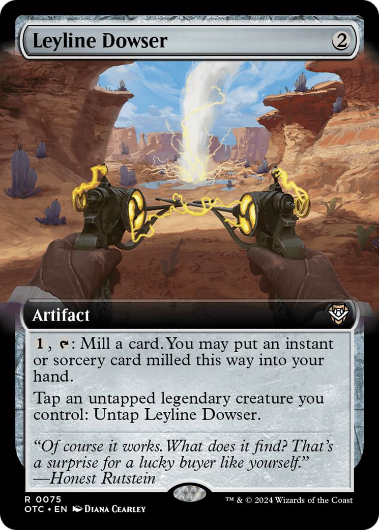 Image of Leyline Dowser (Extended Art) (OTC-075) - Outlaws of Thunder Junction Commander: (Extended Art)