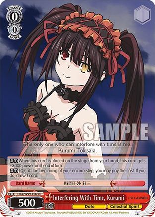Image of Interfering With Time, Kurumi (DAL/W99-E063 C) - Date A Live Vol.2