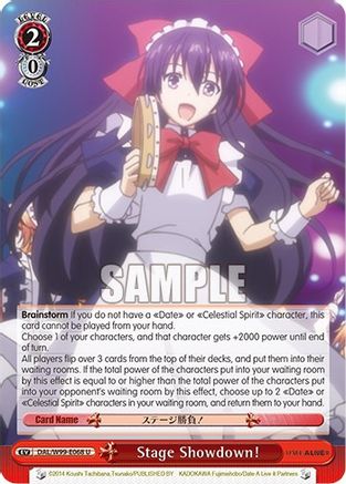 Image of Stage Showdown! (DAL/W99-E068 U) - Date A Live Vol.2
