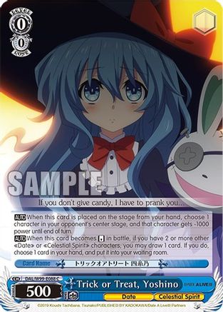Image of Trick or Treat, Yoshino (DAL/W99-E088 C) - Date A Live Vol.2