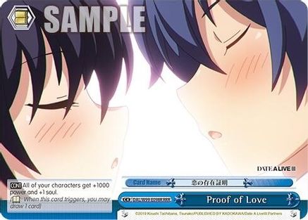 Image of Proof of Love (RRR) (DAL/W99-E098R RRR) - Date A Live Vol.2