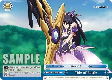 Image of Tide of Battle (DAL/W99-E100 CC) - Date A Live Vol.2