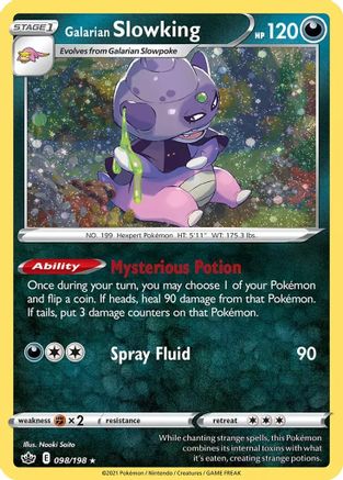 Image of Galarian Slowking (Cosmos Holo) 098/198  - Holofoil Miscellaneous Cards & Products - Holo Rare