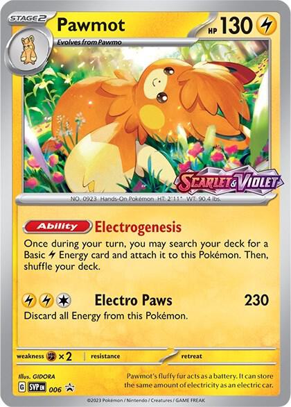 Pawmot - 006 (Prerelease) - SV: Scarlet & Violet Promo Cards (SVP)