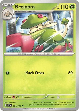 Image of Breloom 004/198  SV01 Scarlet & Violet Base Set - Uncommon