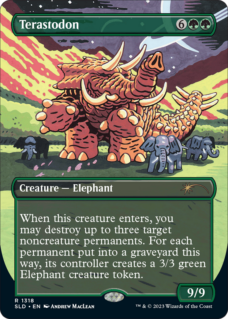 Image of Terastodon (SLD-1318) - Secret Lair Drop (Borderless) Foil