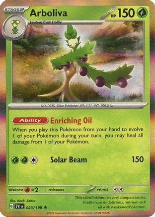 Image of Arboliva 023/198  - Holofoil SV01 Scarlet & Violet Base Set - Rare
