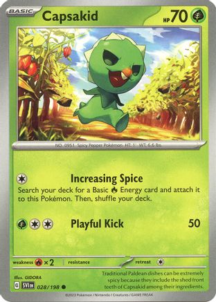 Image of Capsakid 028/198  SV01 Scarlet & Violet Base Set - Common