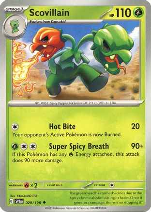 Image of Scovillain 029/198  SV01 Scarlet & Violet Base Set - Uncommon