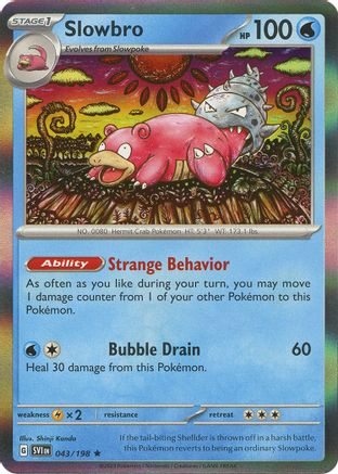 Image of Slowbro 043/198  - Holofoil SV01 Scarlet & Violet Base Set - Rare