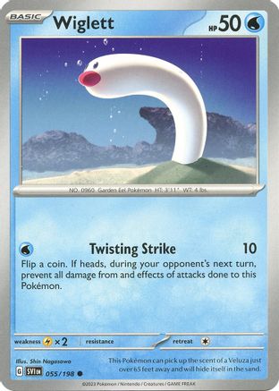 Image of Wiglett 055/198  - Reverse Holofoil SV01 Scarlet & Violet Base Set - Common