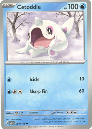 Image of Cetoddle 059/198  SV01 Scarlet & Violet Base Set - Common