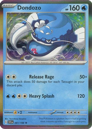 Image of Dondozo 061/198  - Holofoil SV01 Scarlet & Violet Base Set - Rare
