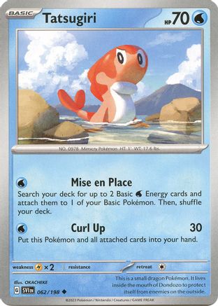 Image of Tatsugiri 062/198  SV01 Scarlet & Violet Base Set - Uncommon