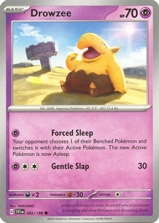 Image of Drowzee 082/198  SV01 Scarlet & Violet Base Set - Common