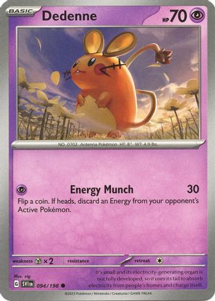 Image of Dedenne 094/198  SV01 Scarlet & Violet Base Set - Common
