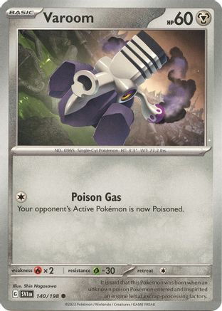 Image of Varoom 140/198  SV01 Scarlet & Violet Base Set - Common