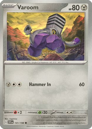 Image of Varoom 141/198  SV01 Scarlet & Violet Base Set - Common