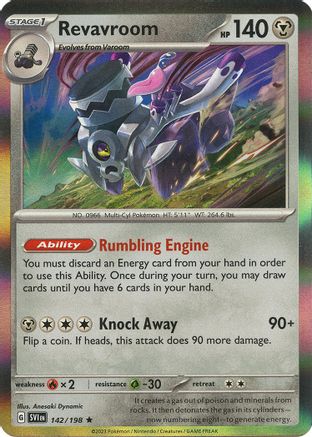 Image of Revavroom 142/198  - Reverse Holofoil SV01 Scarlet & Violet Base Set - Rare