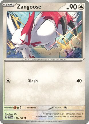 Image of Zangoose 146/198  SV01 Scarlet & Violet Base Set - Common