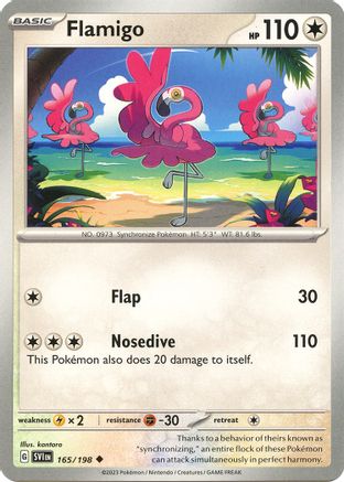 Image of Flamigo 165/198  SV01 Scarlet & Violet Base Set - Uncommon