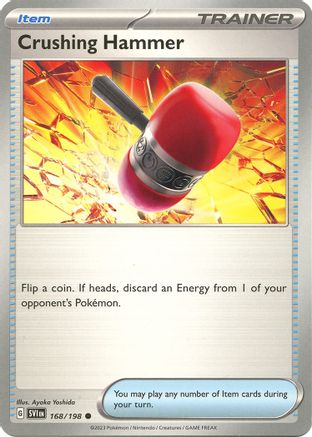 Image of Crushing Hammer 168/198  - Reverse Holofoil SV01 Scarlet & Violet Base Set - Common