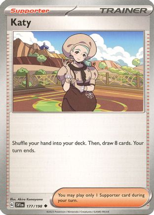 Image of Katy 177/198  - Reverse Holofoil SV01 Scarlet & Violet Base Set - Uncommon