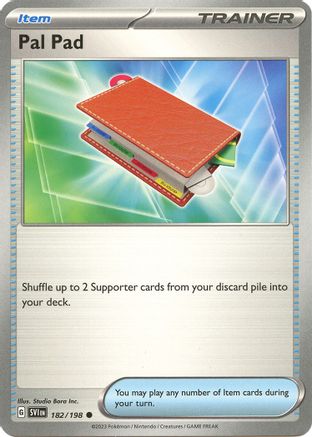 Image of Pal Pad 182/198  SV01 Scarlet & Violet Base Set - Common