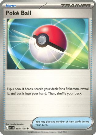 Image of Poke Ball 185/198  - Reverse Holofoil SV01 Scarlet & Violet Base Set - Common