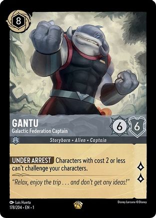 Image of Gantu - Galactic Federation Captain (178/204) - The First Chapter Cold Foil
