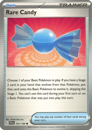 Image of Rare Candy 191/198  SV01 Scarlet & Violet Base Set - Common