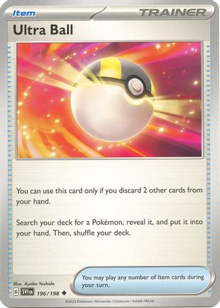 Image of Ultra Ball 196/198  - Reverse Holofoil SV01 Scarlet & Violet Base Set - Uncommon