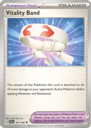 Image of Vitality Band 197/198  SV01 Scarlet & Violet Base Set - Uncommon