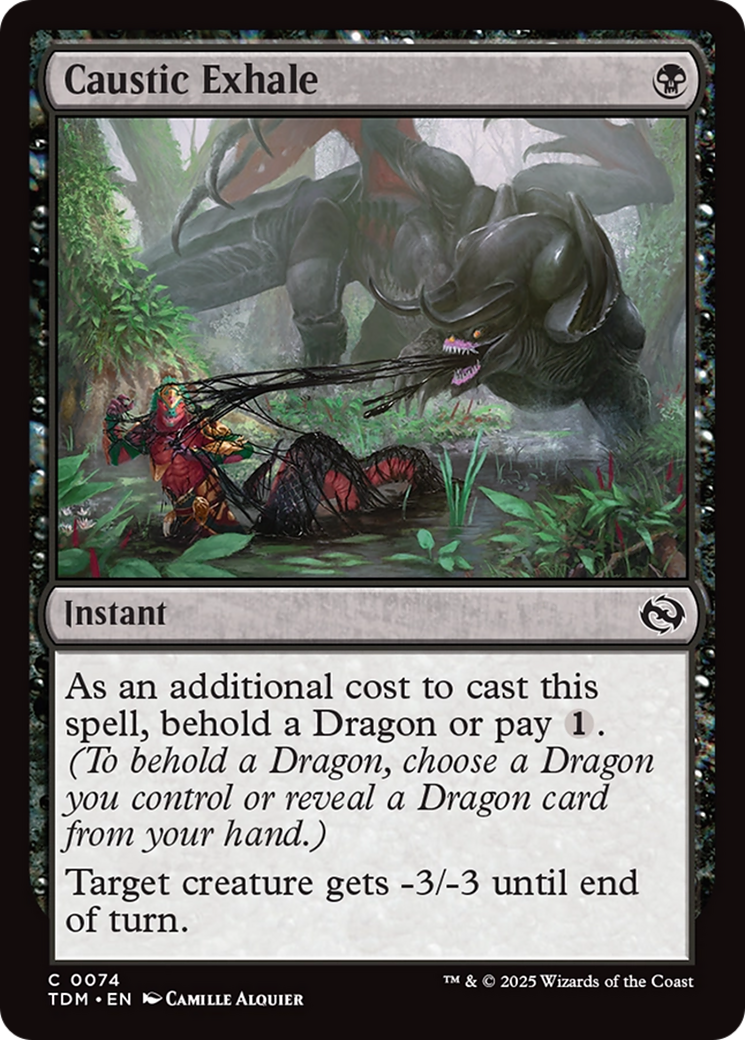 Image of Caustic Exhale (TDM-074) - Tarkir: Dragonstorm