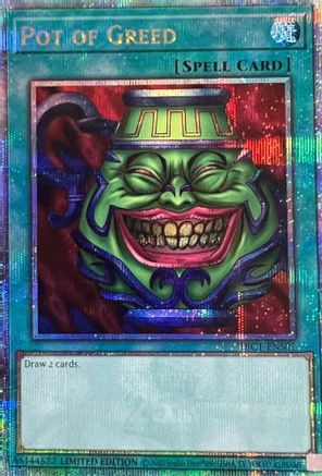 Image of Pot of Greed (Quarter Century Secret Rare) (TBC1-ENS01) - The Pot Collection Limited