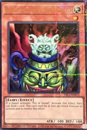Image of Spirit of the Pot of Greed (TBC1-EN012) - The Pot Collection Limited