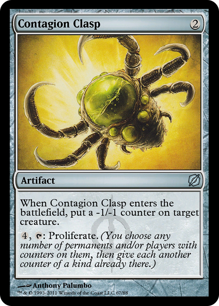 Image of Contagion Clasp (TD2-067) - Duel Decks: Mirrodin Pure vs. New Phyrexia