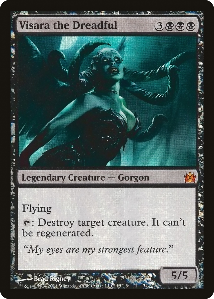 Image of Visara the Dreadful (V11-) - From the Vault: Legends Foil