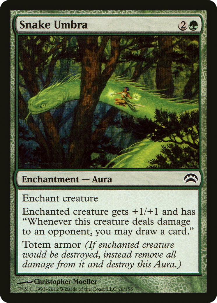 Image of Snake Umbra (PC2-078) - Planechase 2012 Foil