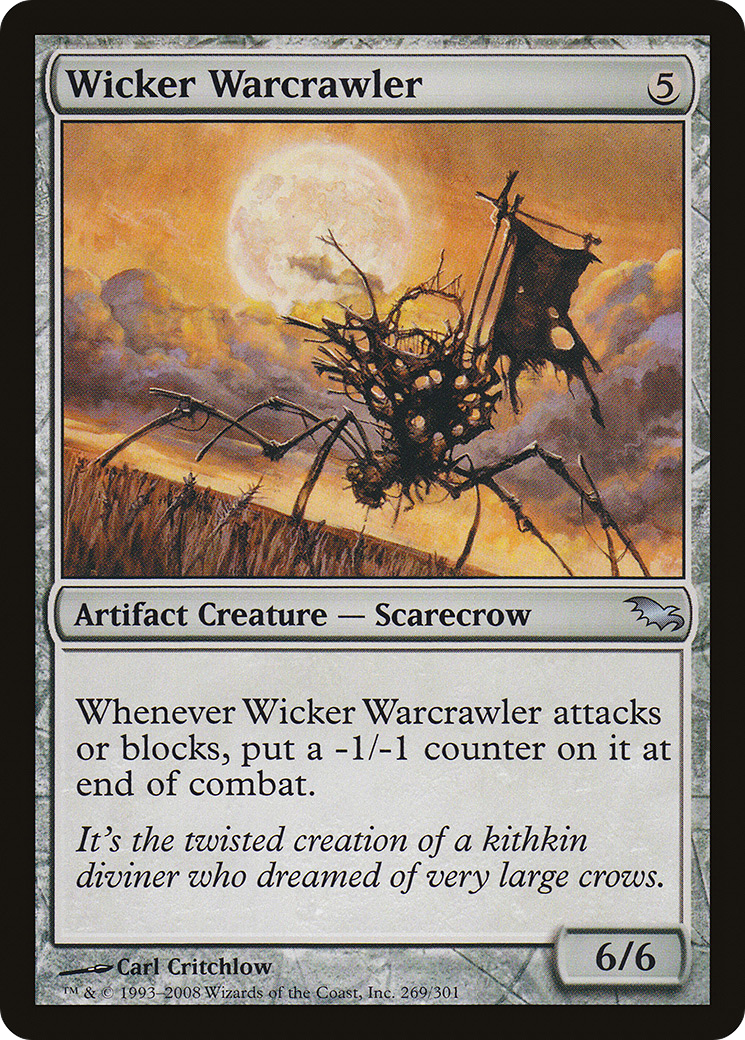 Image of Wicker Warcrawler (SHM-269) - Shadowmoor Foil