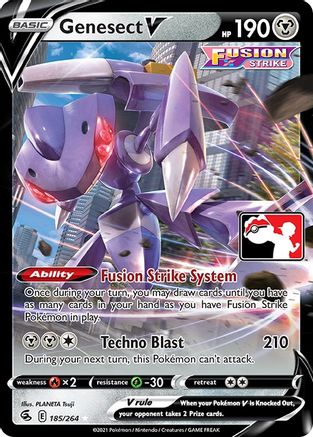 Image of Genesect V 185  - Holofoil Prize Pack Series Cards - Ultra Rare