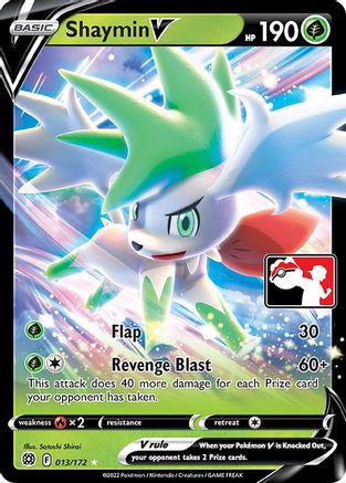 Image of Shaymin V 013  - Holofoil Prize Pack Series Cards - Ultra Rare