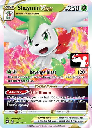 Image of Shaymin VSTAR 014  - Holofoil Prize Pack Series Cards - Ultra Rare