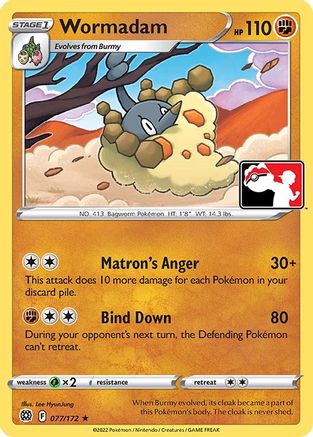 Image of Wormadam (077) 077  Prize Pack Series Cards - Rare